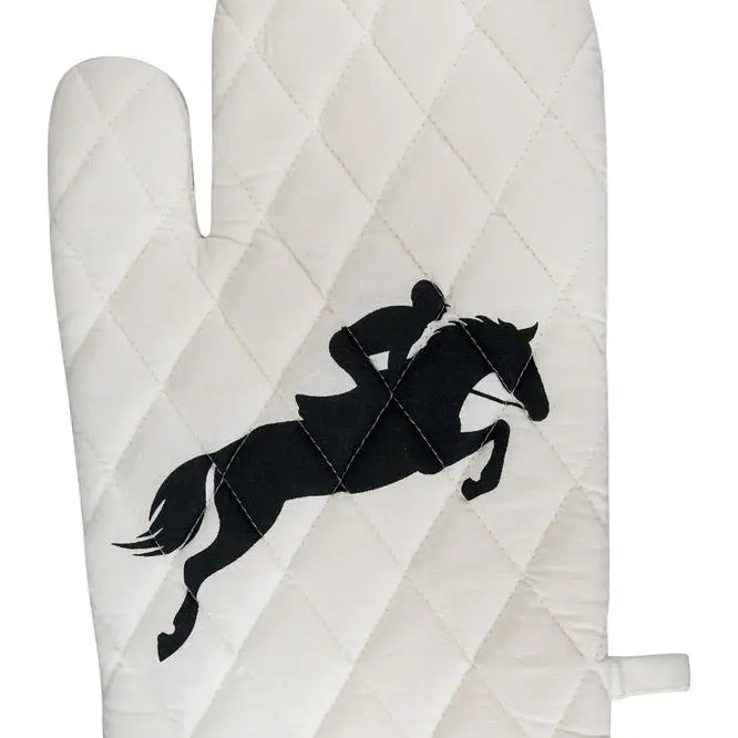 Equestrian Jumper Oven mitt