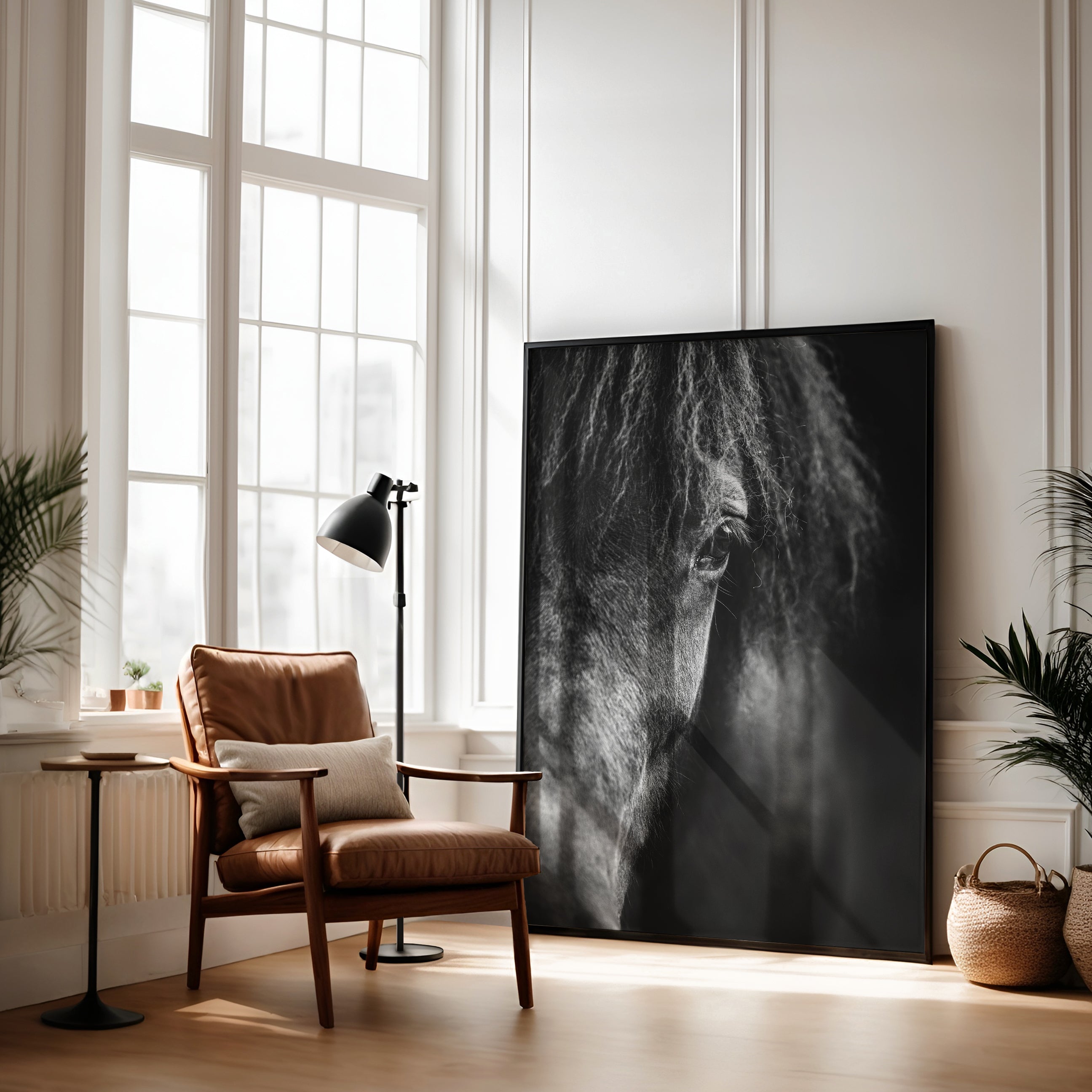 Fine Art Black Horse Print
