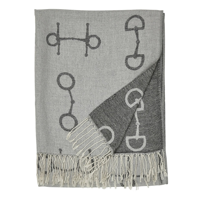 Equestrian bit design scarf