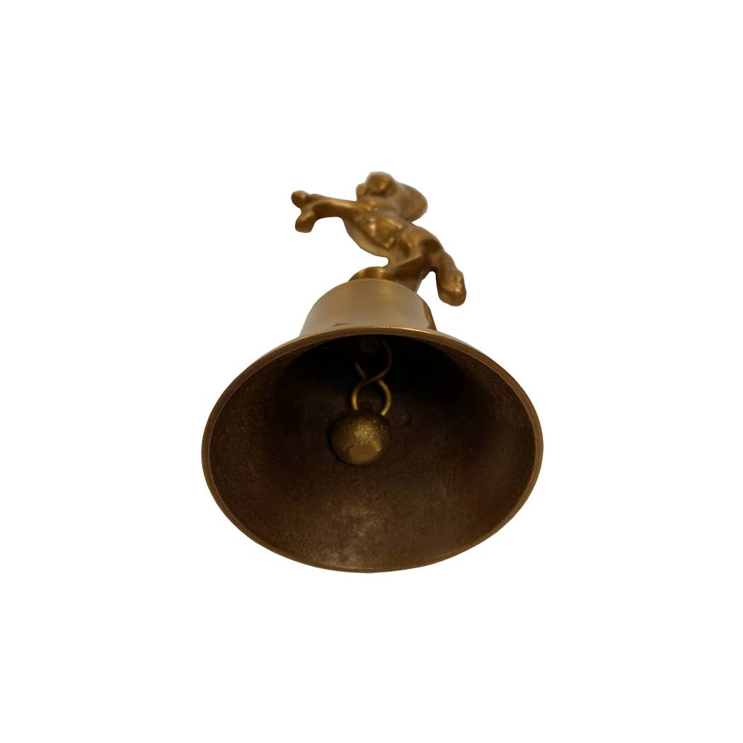 Antiqued Brass Horse Bell 10