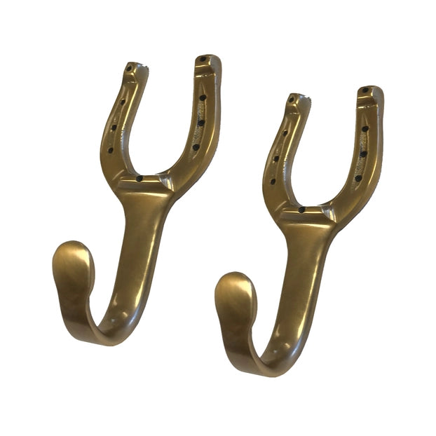 Horseshoes made into hooks