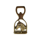  Brass horse head bottle opener from the Equine room