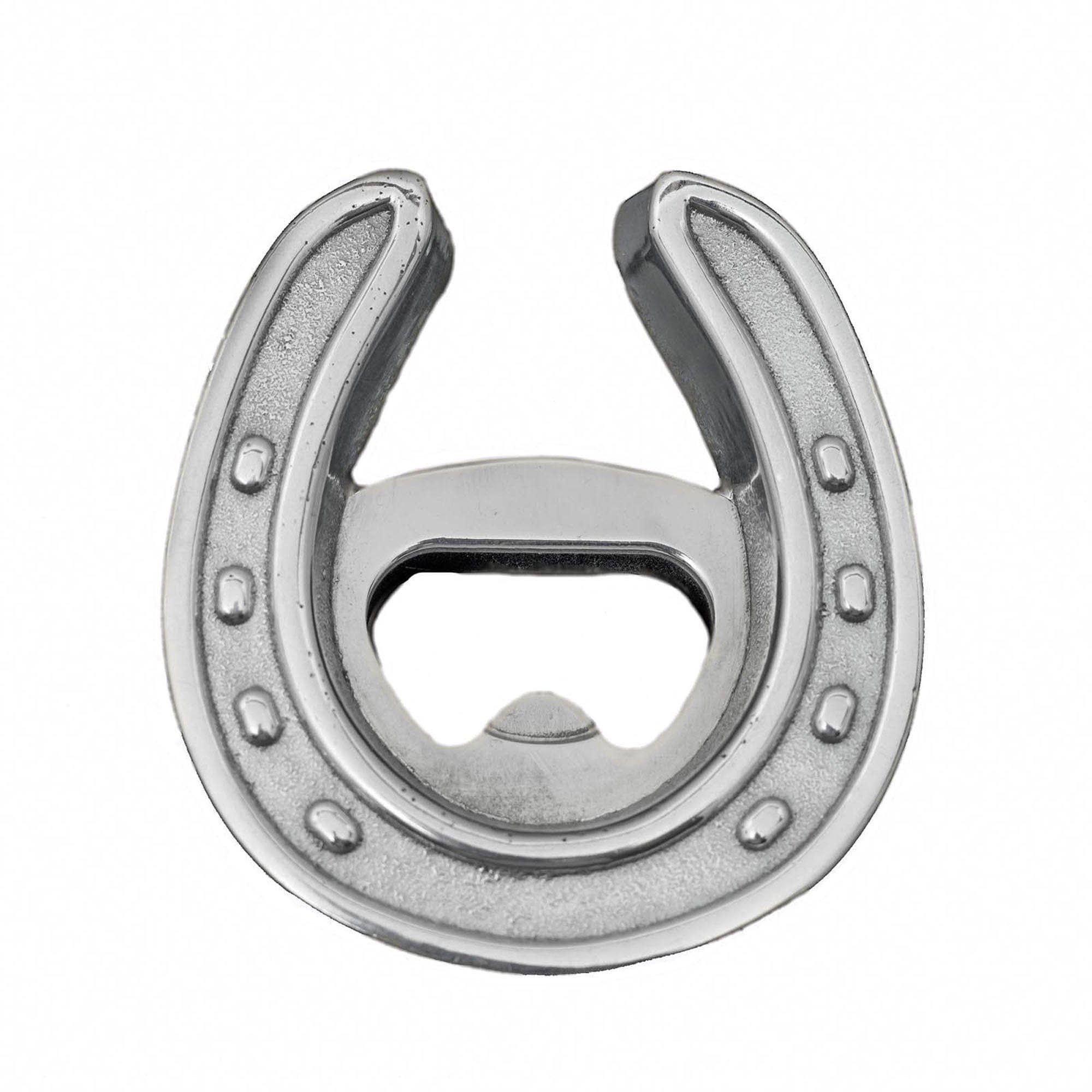 Silver horse Shoe bottle opener 2