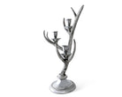 Antler Candle Stick in Silver
