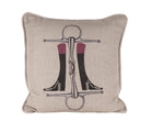 Bits & boots pillow