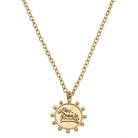 Equestrian gold pendant Nacklace