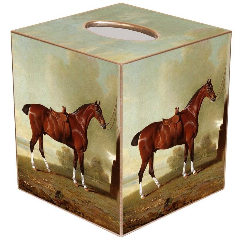 Equestrian Tissue Box holder